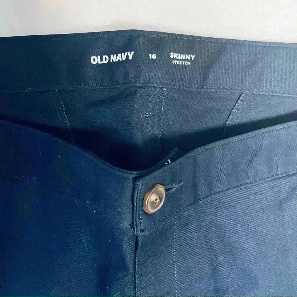 Old Navy Women's High-Waisted Wow Skinny Pants Blue 16 - Picture 8 of 9